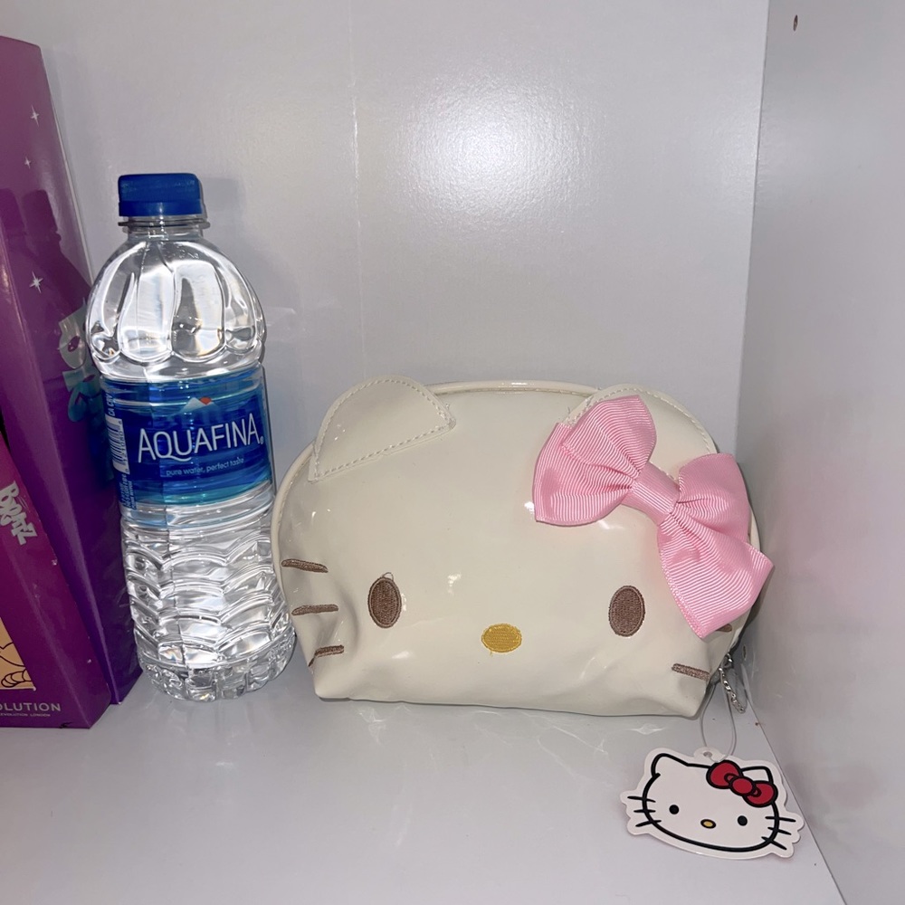 Cute hello makeup bag small size